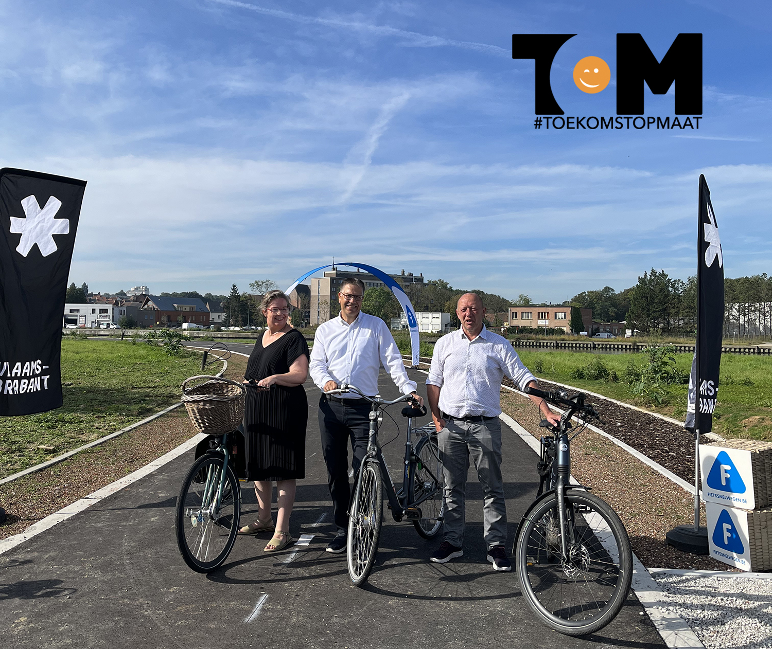 Nieuw stuk fietssnelweg in Vilvoorde klaar